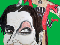 мэрилин мэнсон шарж картинка рок-звезда арт искусство фото